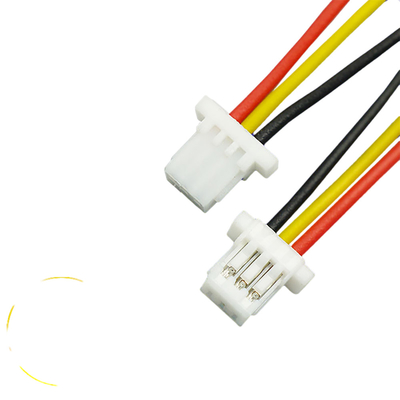 Jst SH কাস্টম ক্যাবল অ্যাসেম্বলি 1.00mm পিচ LED ল্যাম্পের জন্য লো প্রোফাইল টাইপ