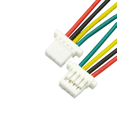 Jst SH কাস্টম ক্যাবল অ্যাসেম্বলি 1.00mm পিচ LED ল্যাম্পের জন্য লো প্রোফাইল টাইপ