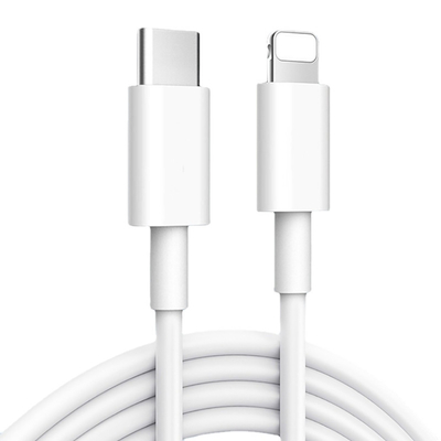 আইফোন ফাস্ট চার্জিংয়ের জন্য OEM ODM PVC USB চার্জিং ডেটা কেবল 2.4A
