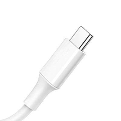 পিভিসি জ্যাকেট 20V 3A 60W সহ সাদা রঙের USB C থেকে C ফাস্ট চার্জ ক্যাবল