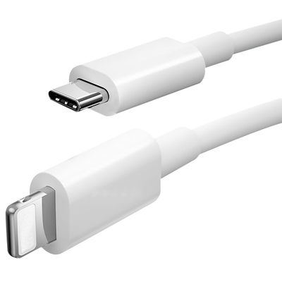 পিভিসি জ্যাকেট সহ 3Ft দৈর্ঘ্যের USB চার্জিং ডেটা কেবল ইউএসবি 3.1 ইউএসবি সি থেকে সি সাদা রঙ