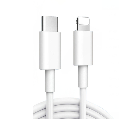 পিভিসি জ্যাকেট সহ 3Ft দৈর্ঘ্যের USB চার্জিং ডেটা কেবল ইউএসবি 3.1 ইউএসবি সি থেকে সি সাদা রঙ