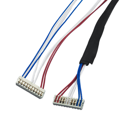JST SSR IDC সংযোগকারী সহ 1.0mm পিচ IDC ওয়্যার হারনেস AWG30 গেজ