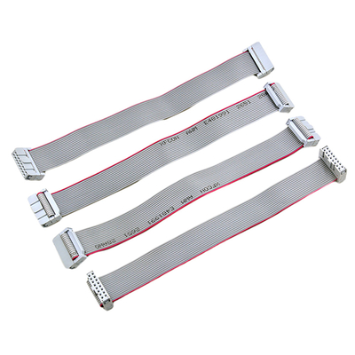 2.54 মিমি ডাবল রো IDC ফ্ল্যাট রিবন কেবল UL2651 টাইপ 28AWG পুরুষ প্লাগ