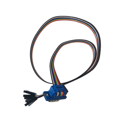 কাস্টমাইজড অডিও ভিডিও কেবল DIDC টাইপ DB9 পিন টু 2.54mm পিচ 10P