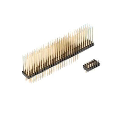 গোল্ড ফ্ল্যাশ পিসিবি সংযোগকারী ২.০ মিমি পিচ থ্রু হোল পিন হেডার ২.৫৪ মিমি পিচ পুরুষ
