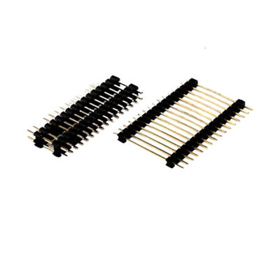 গোল্ড ফ্ল্যাশ পিসিবি সংযোগকারী ২.০ মিমি পিচ থ্রু হোল পিন হেডার ২.৫৪ মিমি পিচ পুরুষ