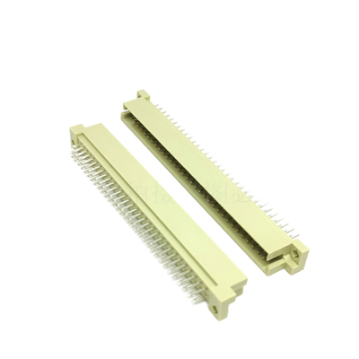 Din41612 2.54 মিমি পিচ DIN সংযোগকারী 48 পিন মহিলা 3 সারি সকেট টাইপ সি গর্ত মাধ্যমে উল্লম্ব ট্রে প্যাকিং