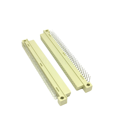 Din41612 2.54 মিমি পিচ DIN সংযোগকারী 48 পিন মহিলা 3 সারি সকেট টাইপ সি গর্ত মাধ্যমে উল্লম্ব ট্রে প্যাকিং