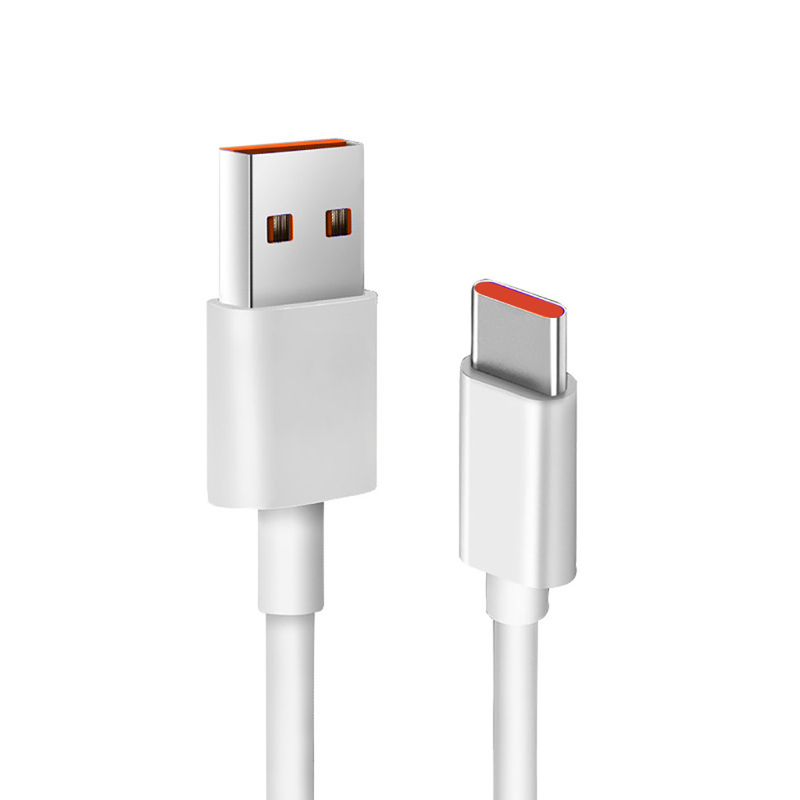 1মি দৈর্ঘ্যের সাদা রঙের USB চার্জিং ডেটা কেবল 20V 3A 60W USB 3.1 দ্রুত চার্জ করার জন্য