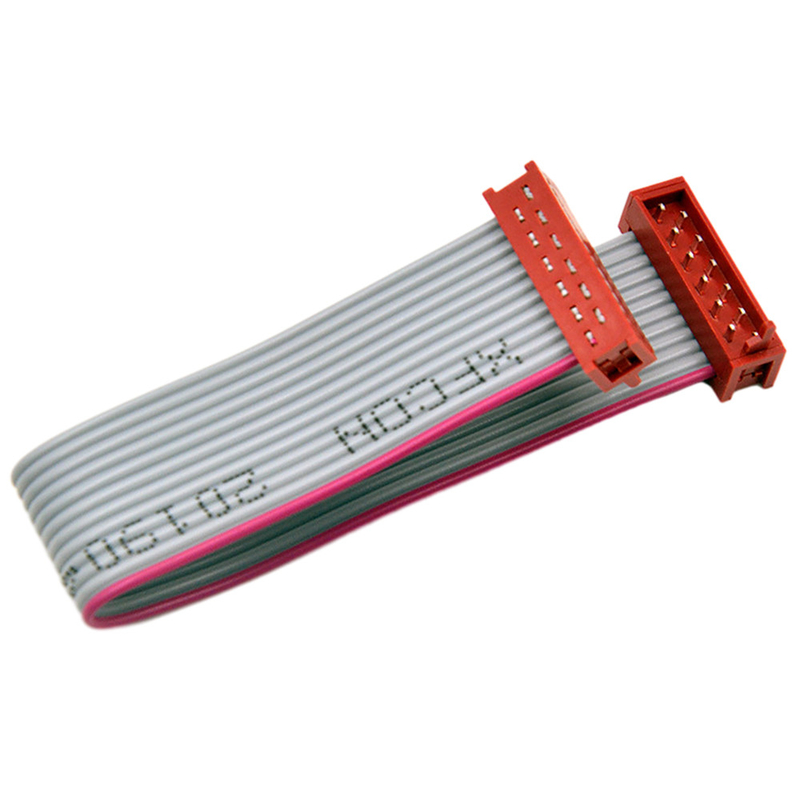 1.27 মিমি পিচ IDC কেবল অ্যাসেম্বলি AMP 215083 রেড কালার কানেক্টর মাইক্রো ম্যাচ 12P
