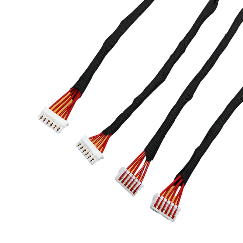 JST SSR IDC সংযোগকারী সহ 1.0mm পিচ IDC ওয়্যার হারনেস AWG30 গেজ
