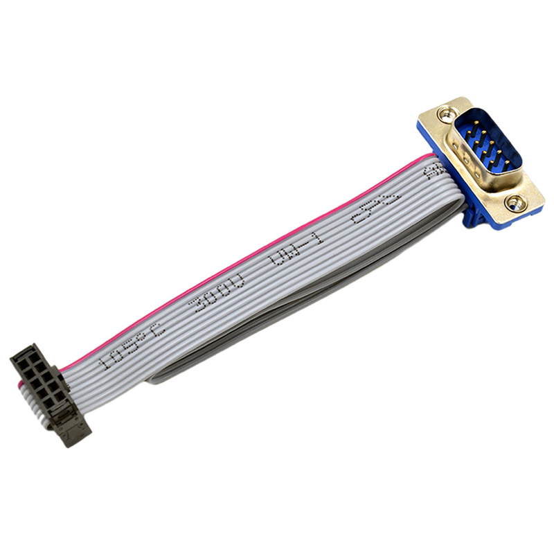 প্যানেল মাউন্টের জন্য OEM 2.54 মিমি পিচ রিবন কেবল IDC DB9 পুরুষ মহিলা
