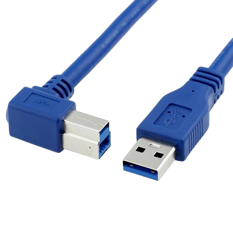 4Ft হাই স্পিড 3.0 USB প্রিন্টার কেবল, কম্পিউটার মাদারবোর্ডের জন্য হার্ড ডিস্ক USB কেবল